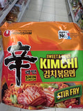 Nongshim Ramyun Shin Stir Fry Sweet & Spicy Kimchi 4pk